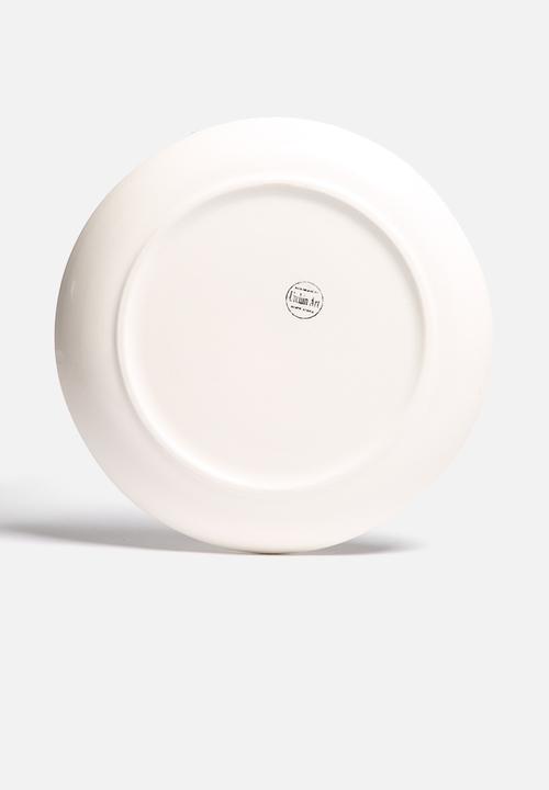 Urchin Art - Set of 4 Brushstroke Dinner Plates