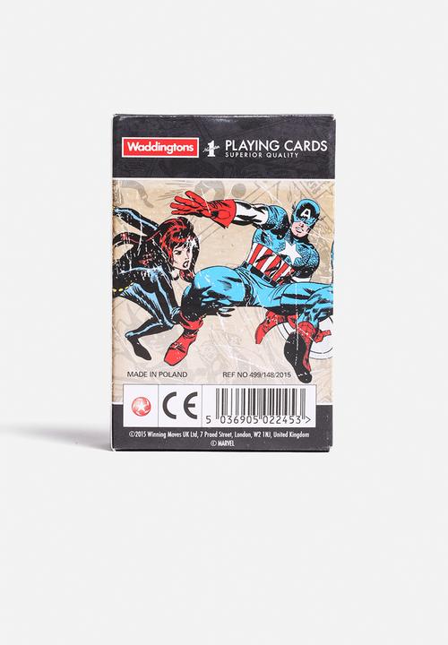 Waddingtons - Playing Cards - Marvel Comics Retro