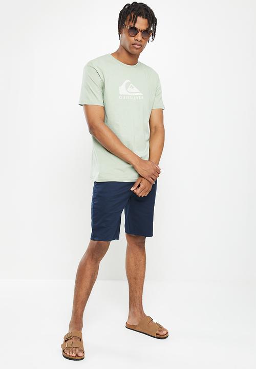 Quiksilver - Corp logo short sleeve - desert sage