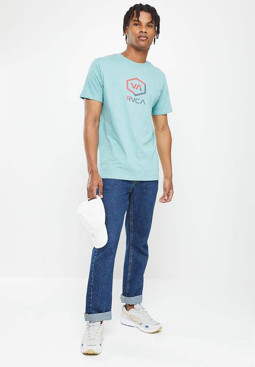 RVCA - Shifted short sleeve - nile blue