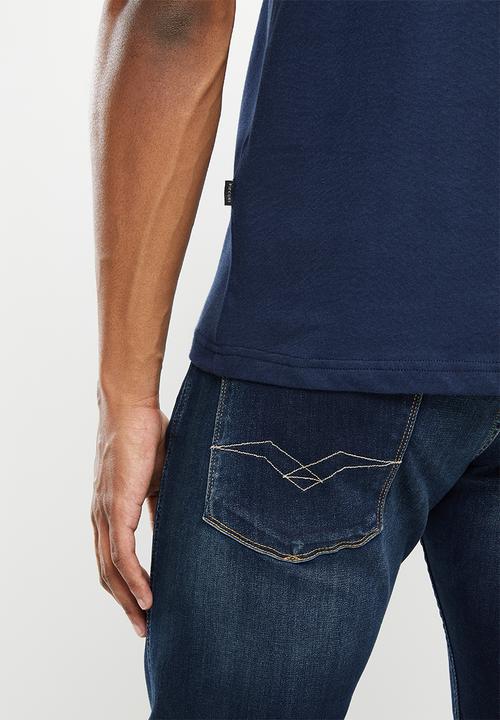 Rip Curl - Italics tee - navy