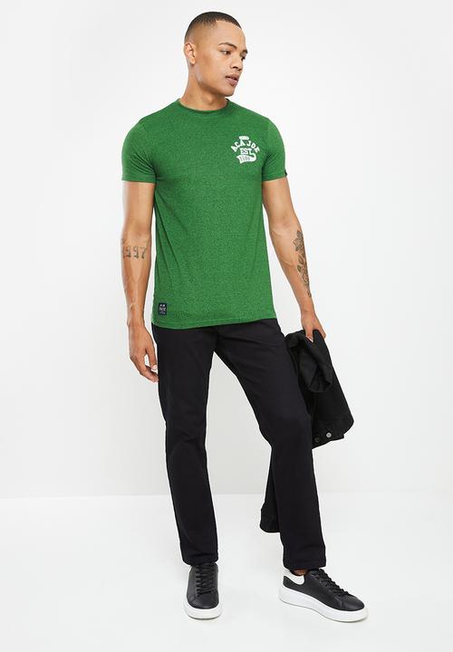 Aca Joe - Aca joe jasper left chest embroidered short sleeve crew tee - amazon