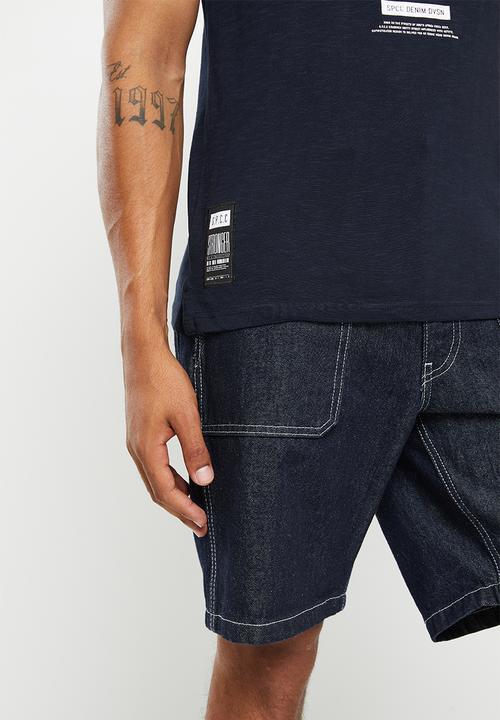 S.P.C.C - Beck sleeveless tee  - navy