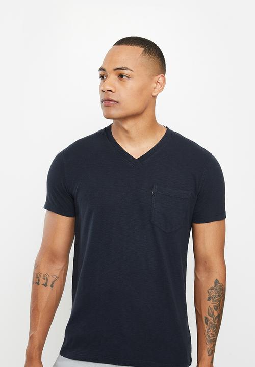 Superdry. - Pocket v neck - eclipse navy