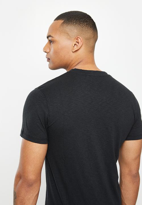 Superdry. - Pocket v neck - black