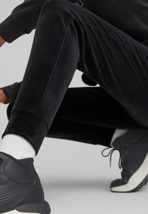 PUMA - Ess+ velour pants cl - puma black