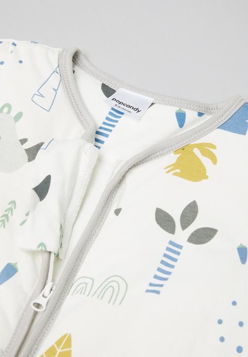 Pop Candy - Elephant sleeping bag - white multi