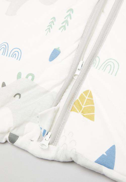 Pop Candy - Elephant sleeping bag - white multi