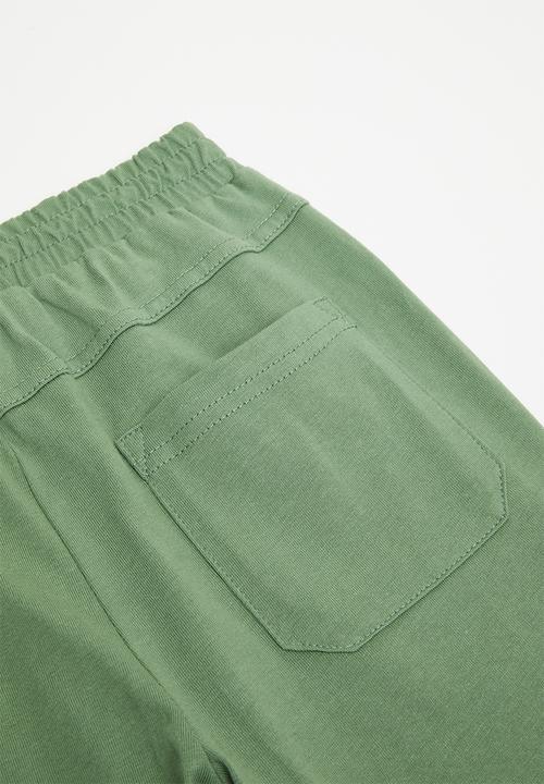 Pop Candy - Tee & short set - grey & green