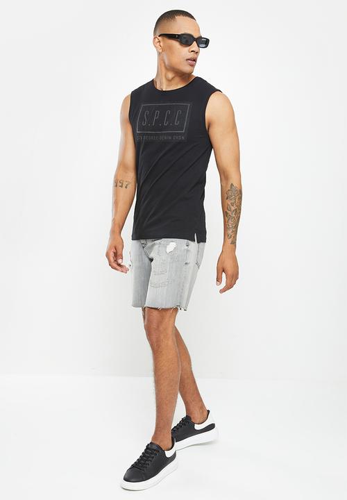 S.P.C.C - Knight sleeveless tee - black