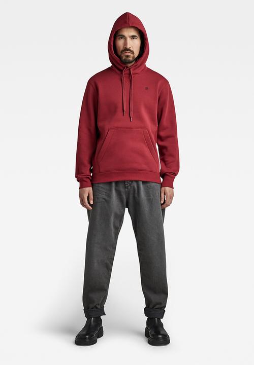 G-STAR - Premium core hooded sweater long sleeve - chateaux red
