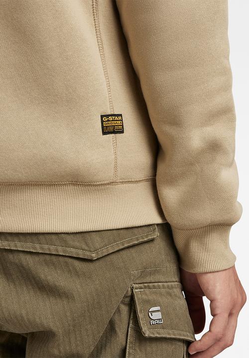 G-STAR - Premium core hooded zip sweater long sleeve - tree house
