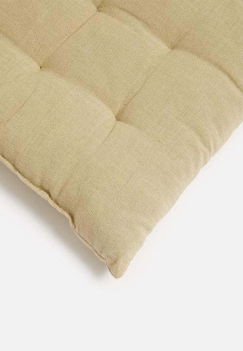 H&S - Set of 2 chair pad - ecru