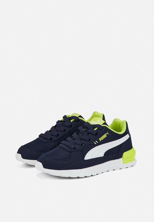 PUMA - Graviton ac ps - peacoat- puma white-light lime