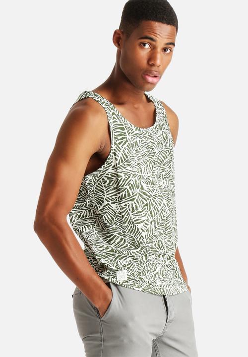Native Youth - Leaf Print Vest 