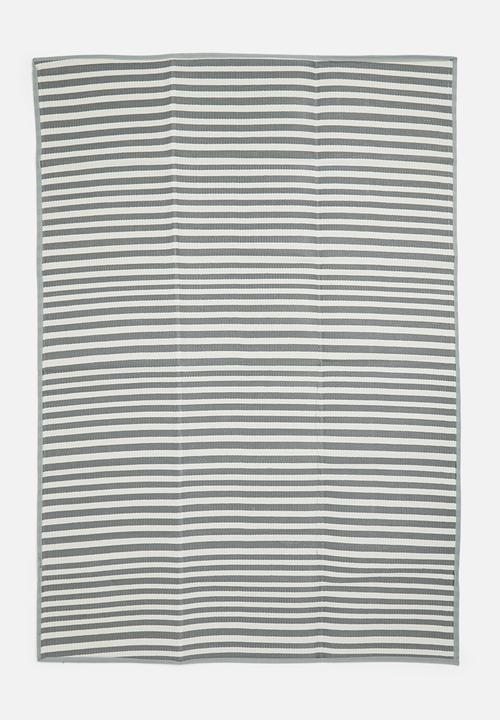 H&S - Foldable picnic mat - blue stripes