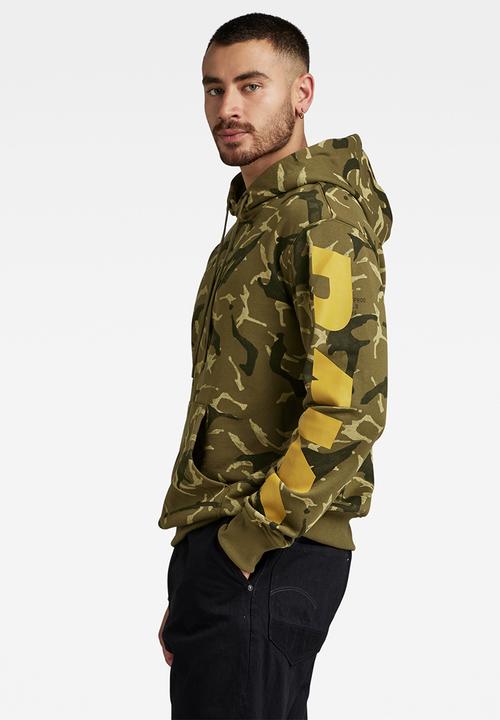 G-STAR - 6 Aop camo - wild olive camo paint