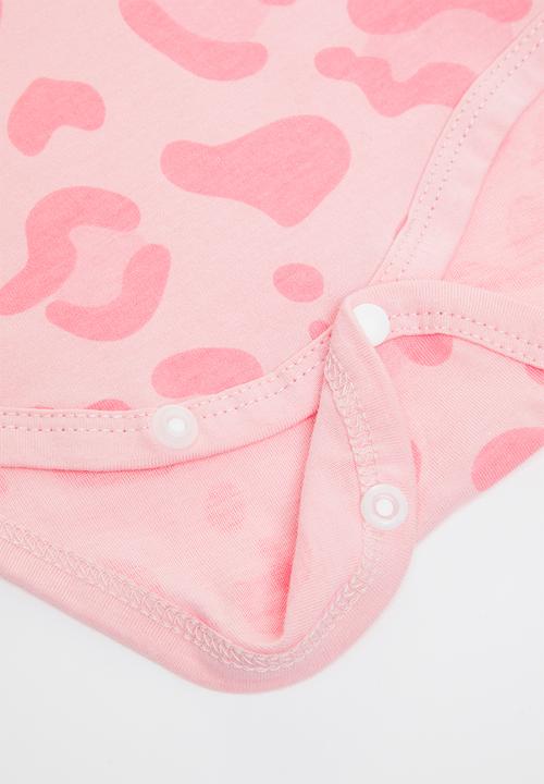 Pop Candy - Printed babygrow - pink