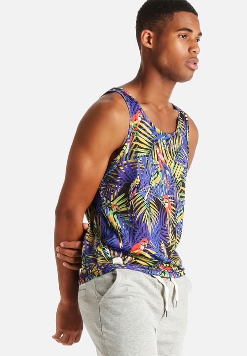 Native Youth - Parrot Print Vest