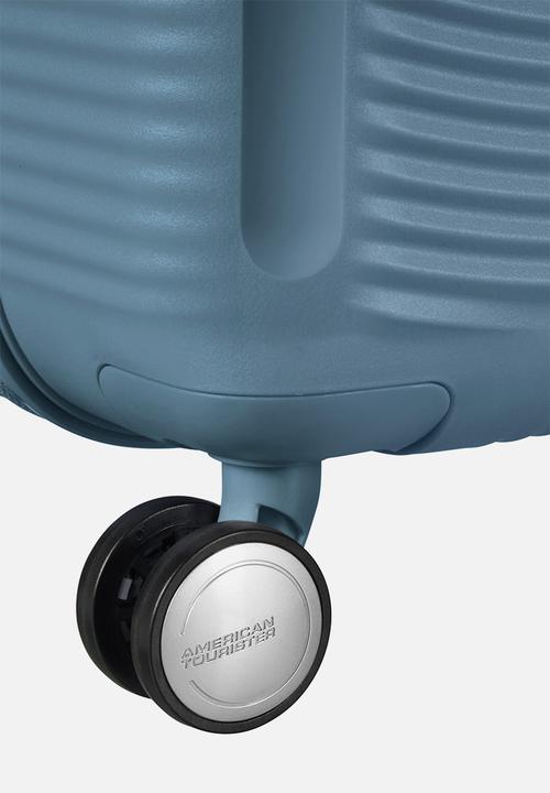 American Tourister - At soundbox spinner 55cm tsa exp - stone blue