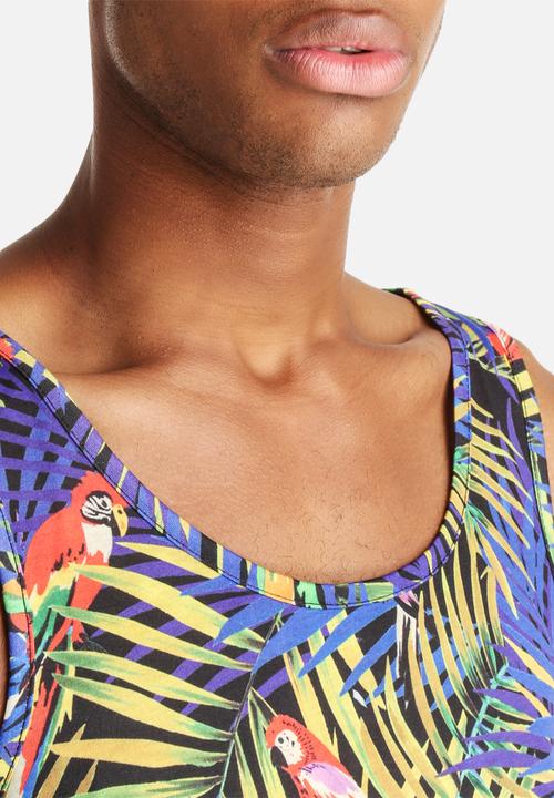 Native Youth - Parrot Print Vest