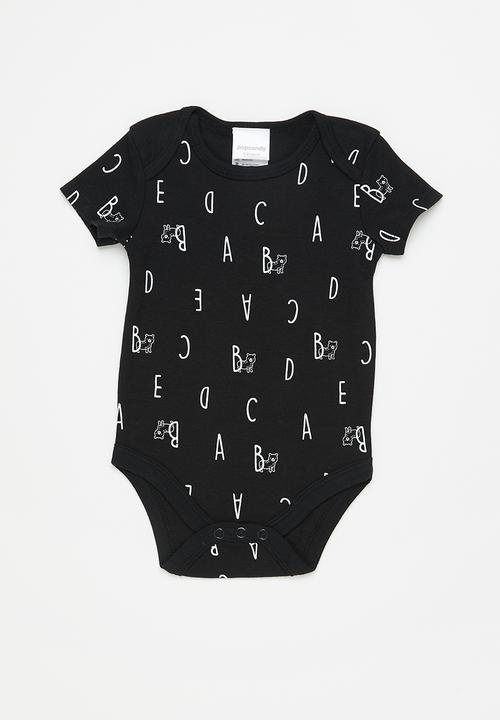 Pop Candy - Baby boys 3 pack babygrows - multi 