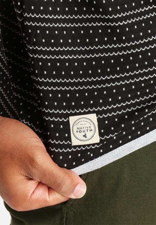 Native Youth - Double Faced Stripe Vest -