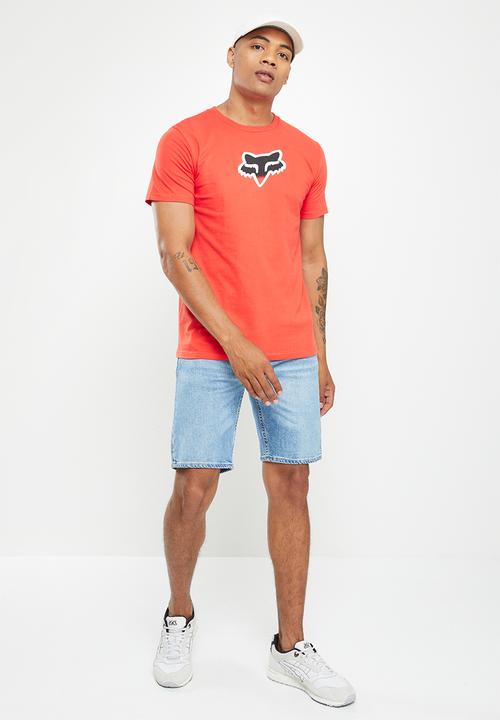 Fox - Vizen short sleeve tee - flame red