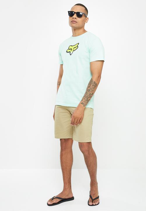 Fox - Vizen short sleeve tee - jade
