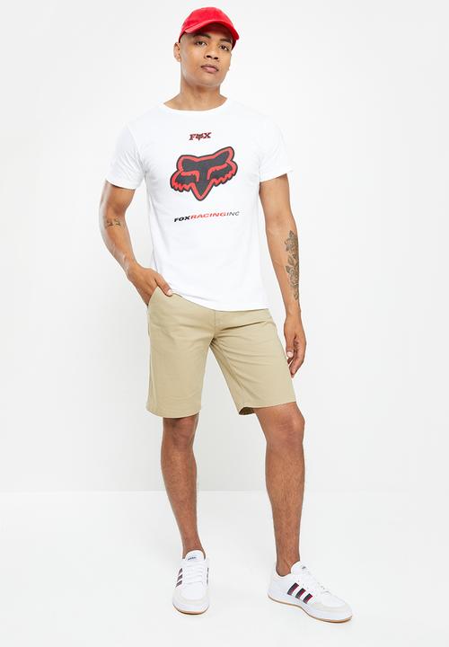 Fox - Octaine short sleeve  tee - white