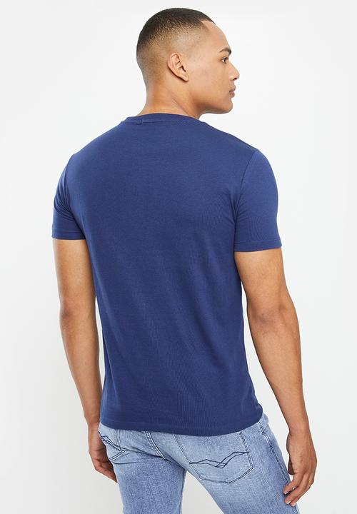 Replay - Replay basic jersey T-shirt - steel blue
