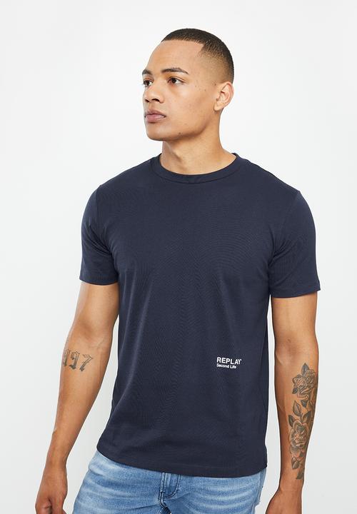 Replay - Replay dyed T-shirt - blue