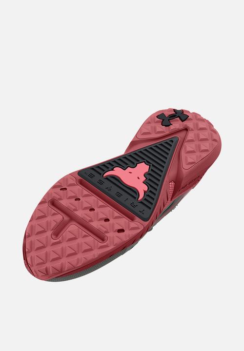 Under Armour - Ua w project rock 5 home gym - tin/deco rose/black
