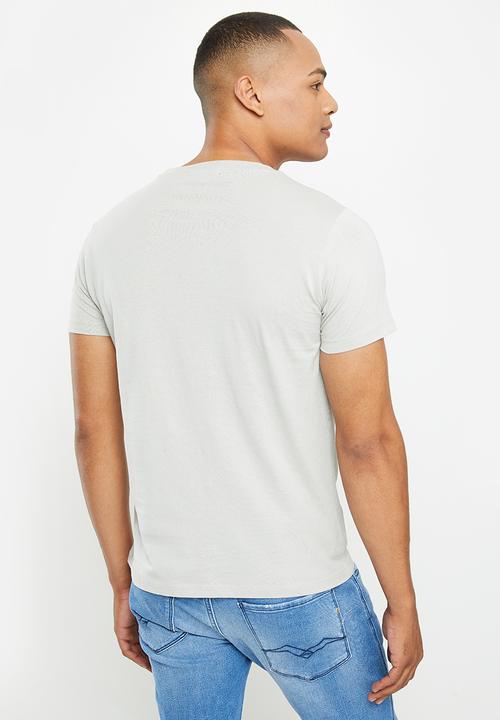 Replay - Replay basic jersey T-shirt - grey