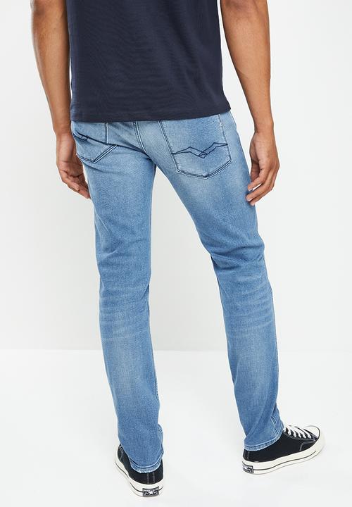 Replay - Replay slim fit anbass jeans - medium blue