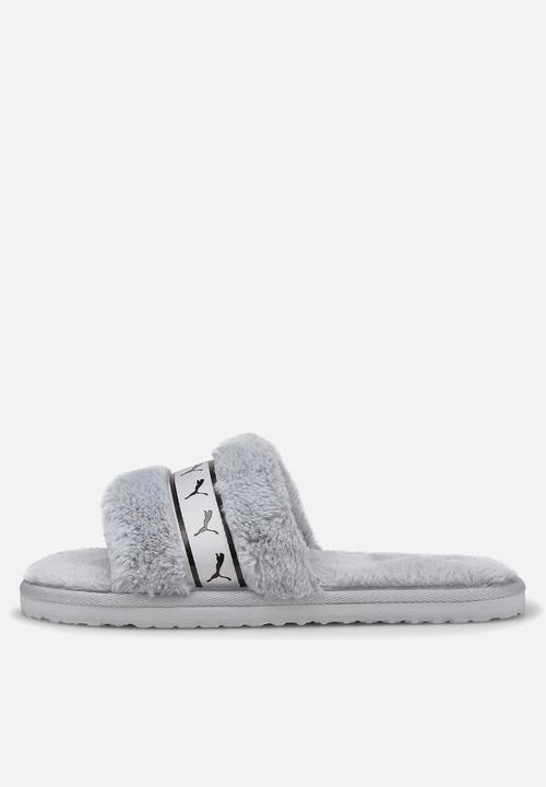 PUMA - Puma fluff remix metallic - harbor mist-puma black