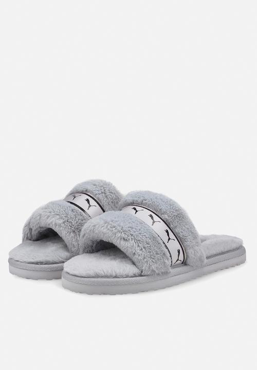 PUMA - Puma fluff remix metallic - harbor mist-puma black