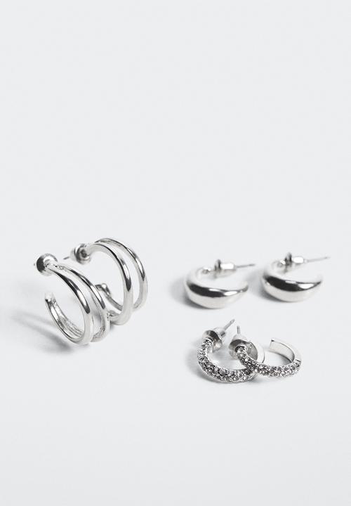 MANGO - Earrings huelva - silver