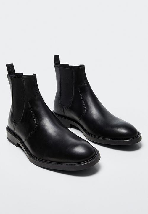 MANGO - Ankle boots monovar - black1