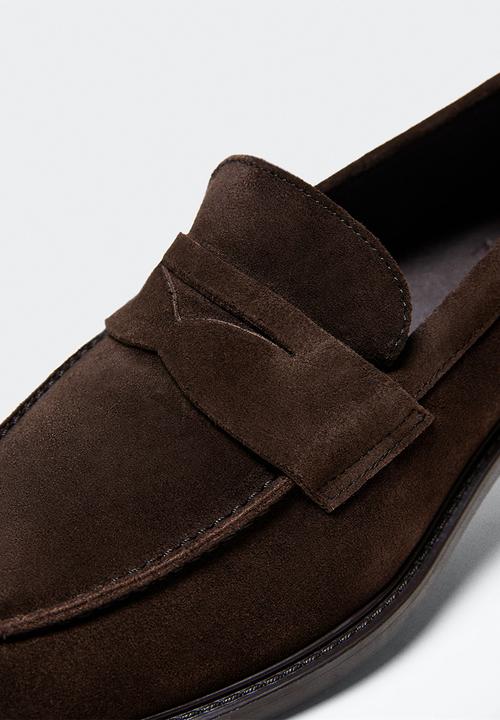 MANGO - Shoes estoril1 - dark brown