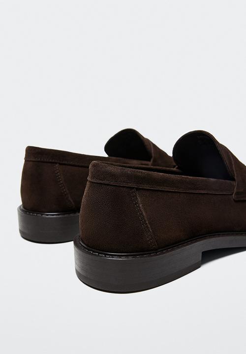 MANGO - Shoes estoril1 - dark brown