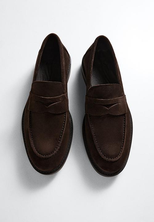 MANGO - Shoes estoril1 - dark brown