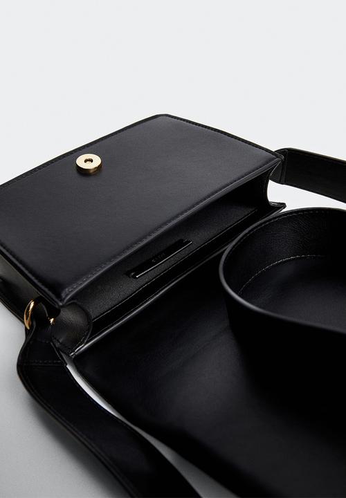 MANGO - Bag mch mies - black