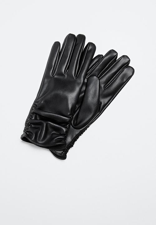 MANGO - Gloves lita - black
