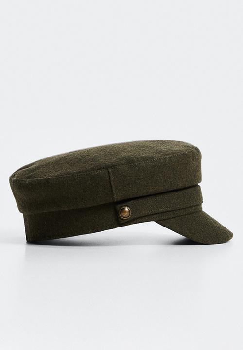 MANGO - Cap baker2 - khaki
