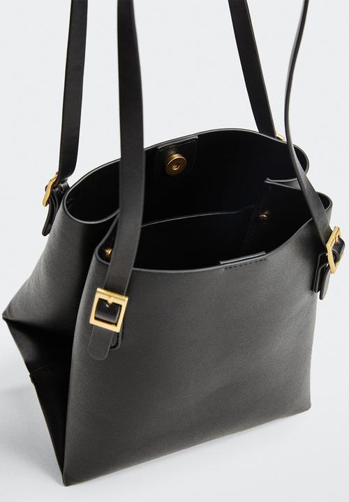 MANGO - Bag mchbox - black