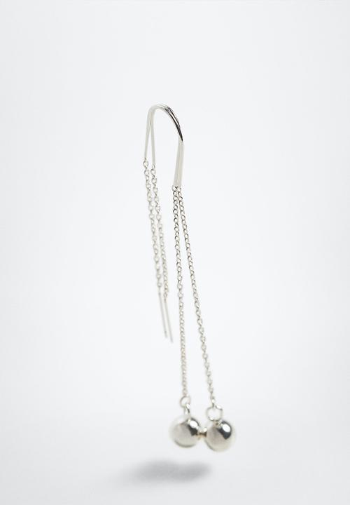MANGO - Earrings fiorela - silver