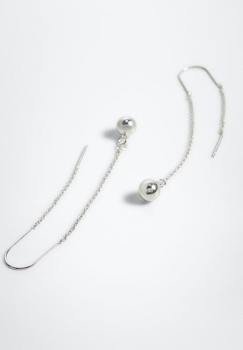 MANGO - Earrings fiorela - silver