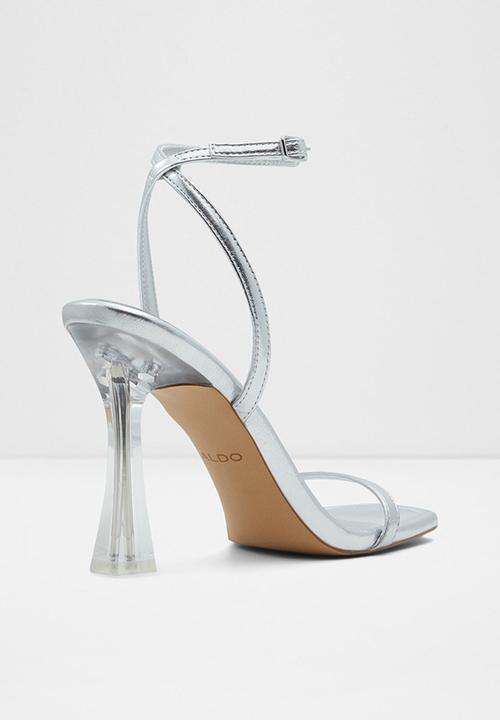 ALDO - Vivanti ankle strap heel - silver