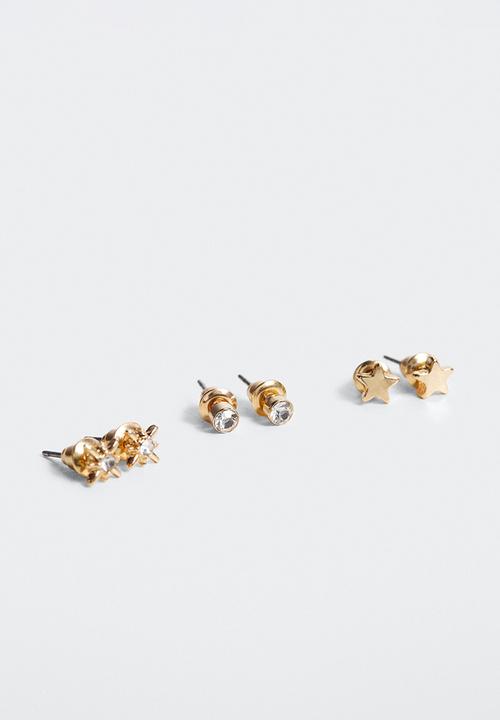 MANGO - Earrings castell - gold